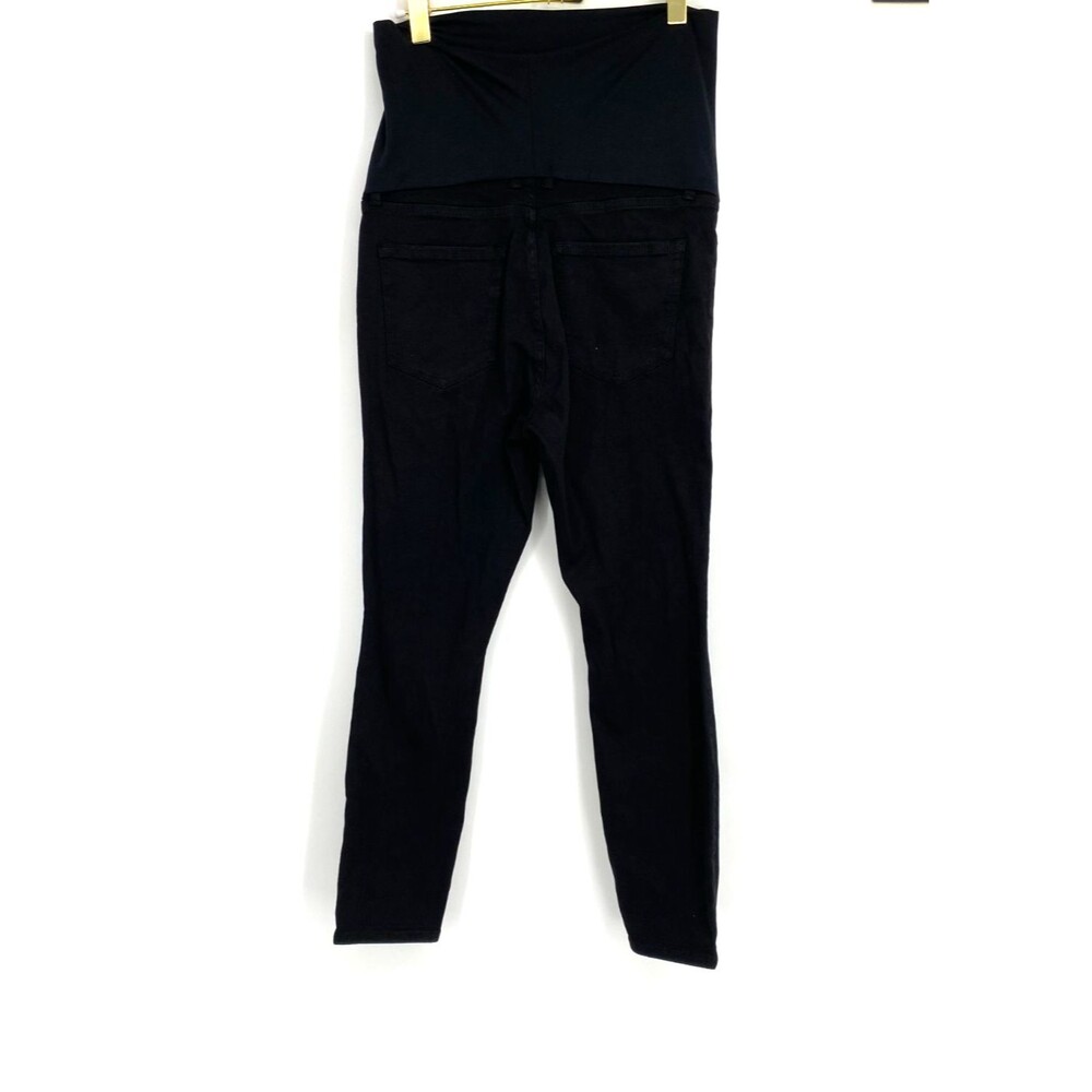 Good American Women's Size 8/29 Black‎ Maternity Skinny Jeans
